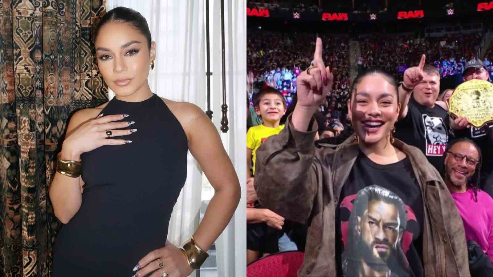 Vanessa Hudgens makes surprise appearance on WWE Raw; shows support to two top stars