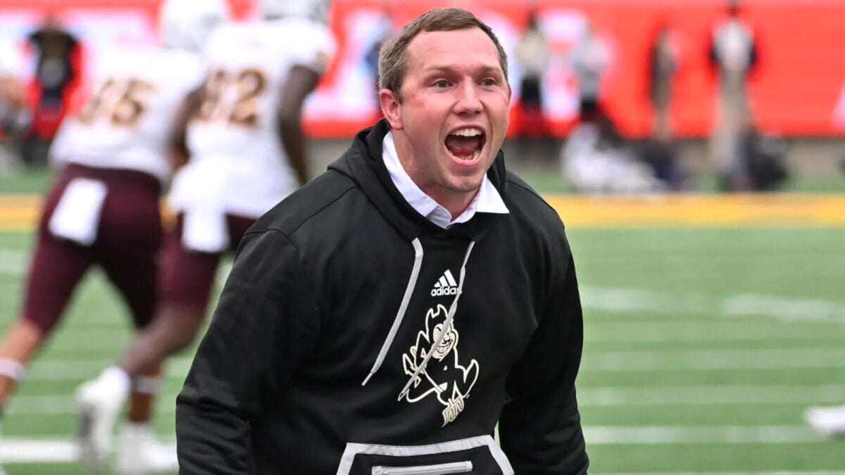 (Video) ASU head coach Kenny Dillingham goes on an NSFW rant after fans prematurely storm the field in BYU upset