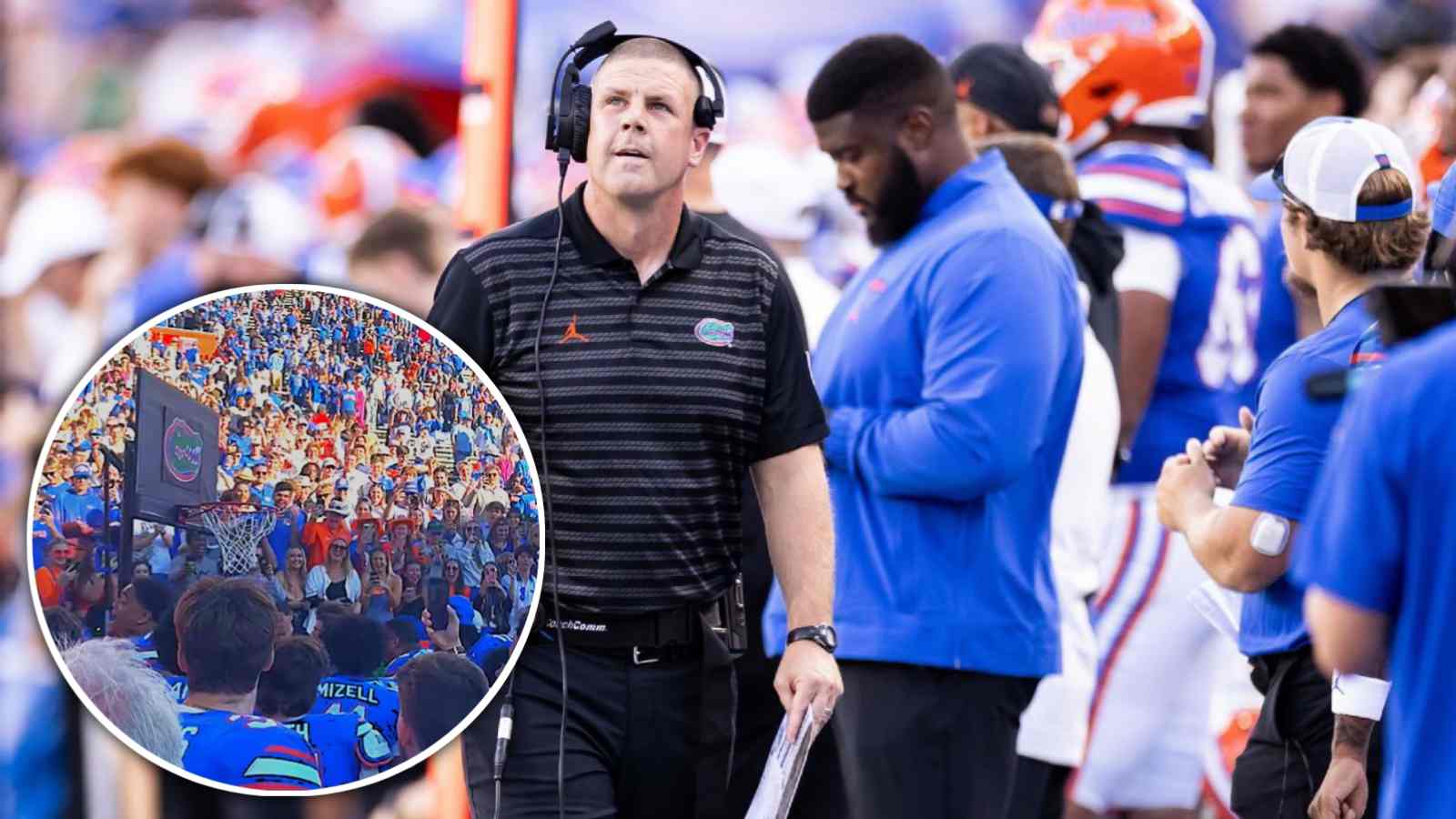 (video) Florida Players Dunk Hoops After Saving Billy Napier's Job By 