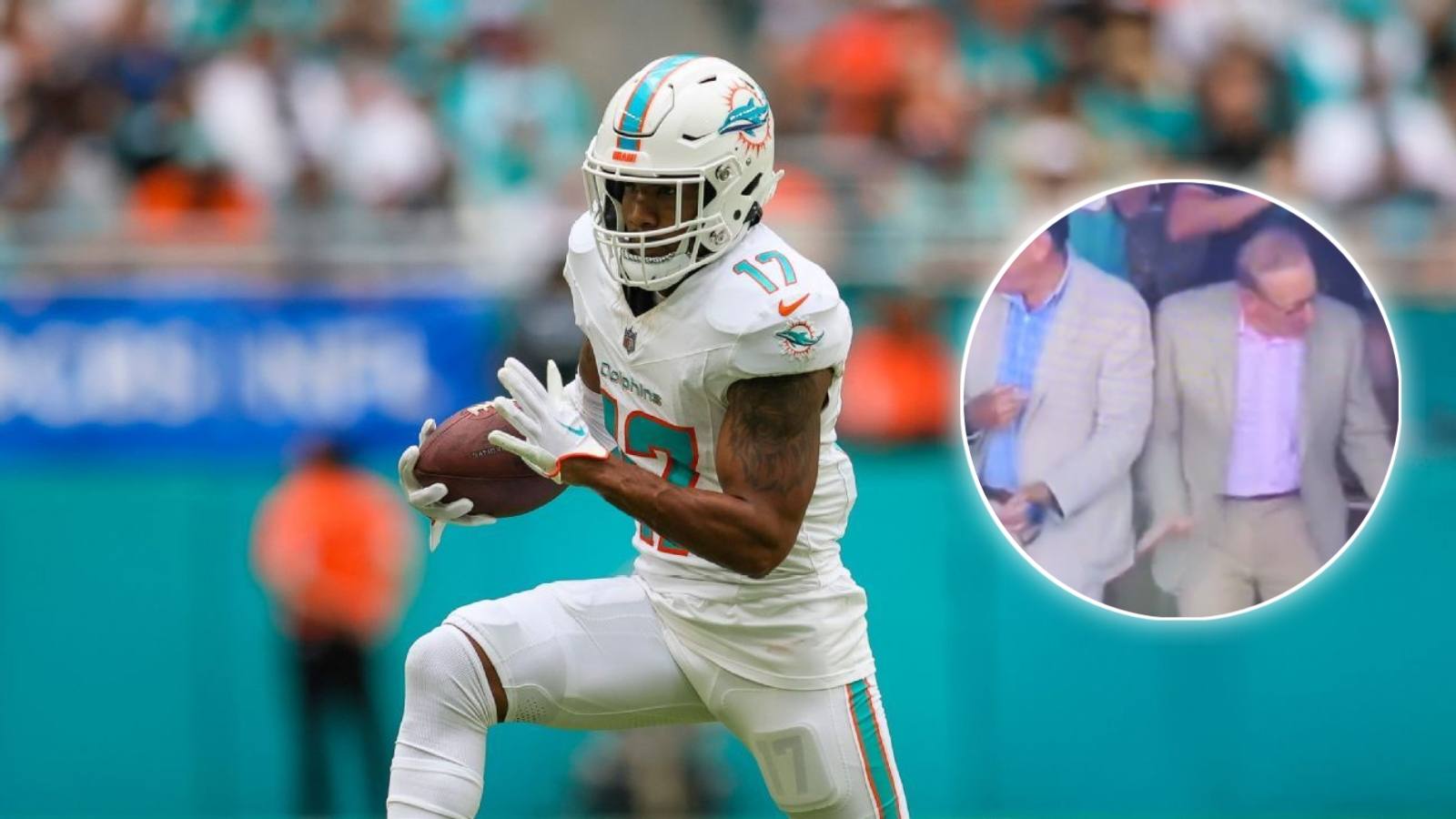 (Video) Stephen Ross does the ‘Waddle’ to celebrate Dolphins WR’s touchdown in win over Patriots 