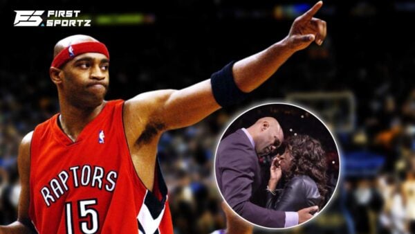 Vince Carter and his mother, Michelle Carter