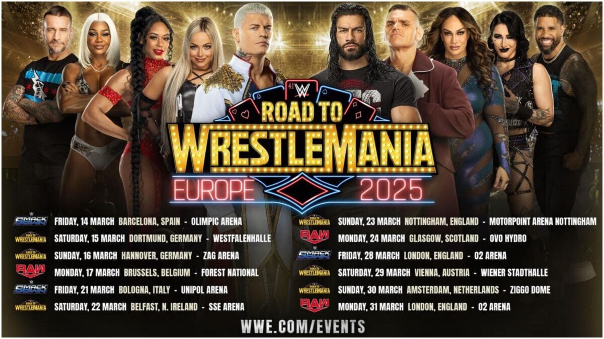 WWE Raw and SmackDown Europe Tour