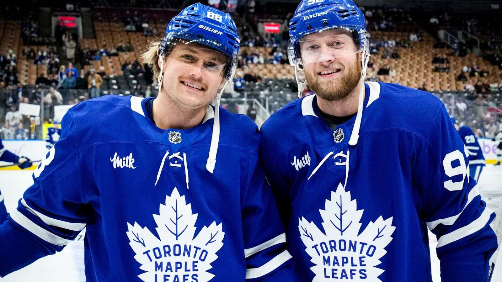 “It was very special,” Maple Leafs’ William Nylander CELEBRATES playing alongside brother Alex as teammates in NHL