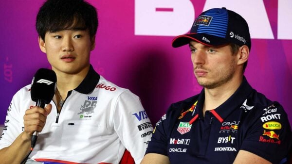 Yuki Tsunoda and Max Verstappen (via Racingnews365)