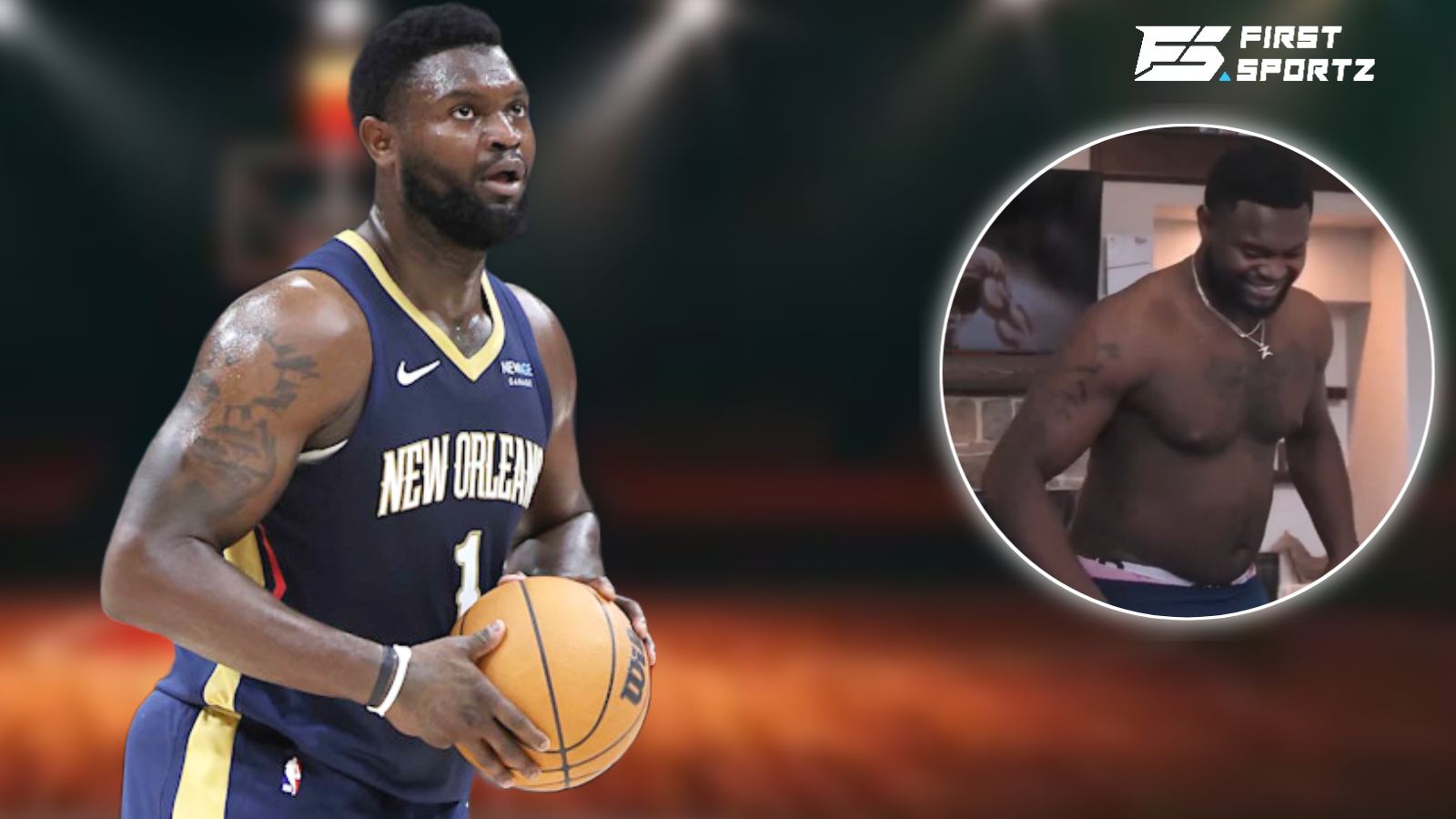 “Hasn’t worked out in months” – Zion Williamson’s physique in tattoo video has fans appalled at NBA star’s fitness