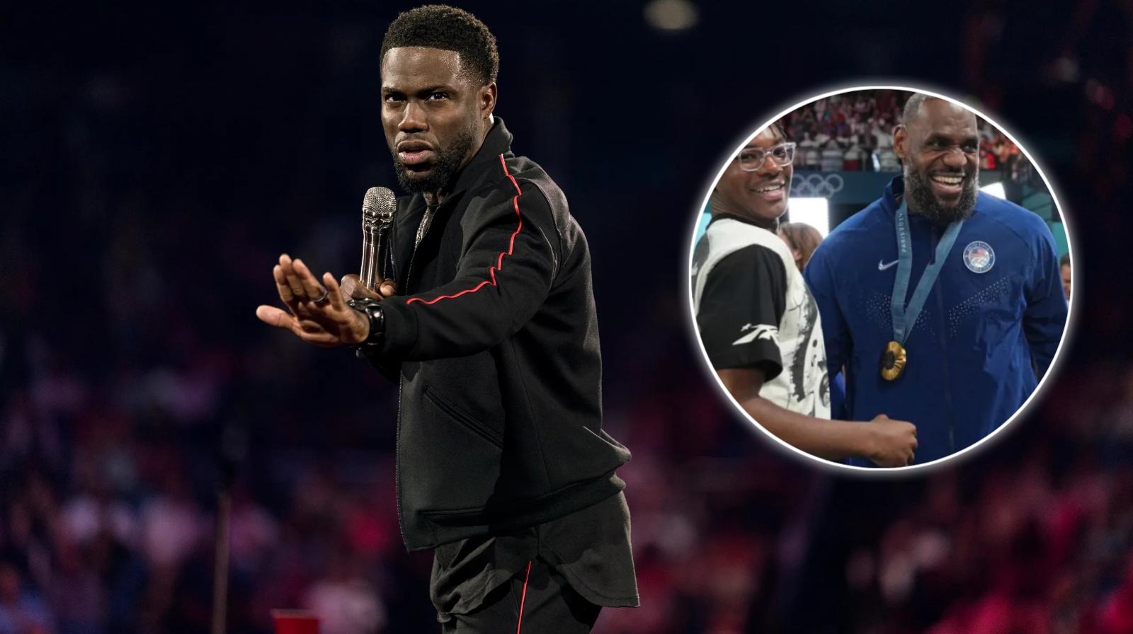 Kevin Hart hilariously calls out LeBron James’ son for lying on live stream