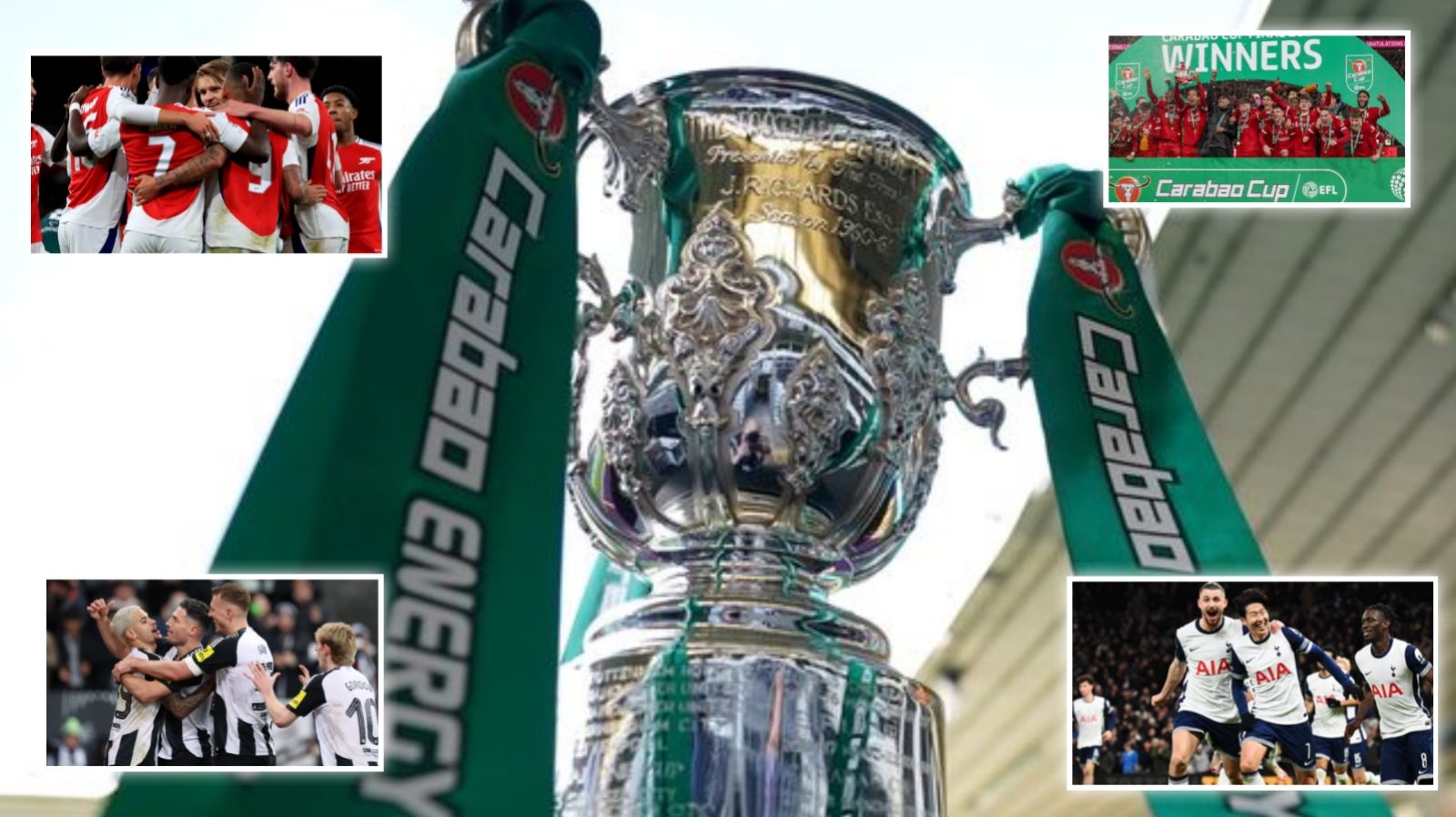 Carabao Cup 2024-25: Semi-final fixtures, schedule and live stream details