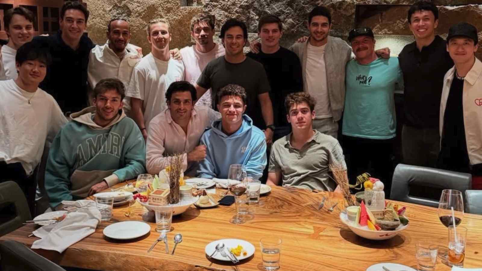 “Grateful for the time!!” Lewis Hamilton hosts end-of-season dinner for F1 drivers ahead of Abu Dhabi GP