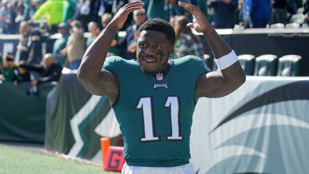 AJ Brown will have to keep it professional if the Eagles are to win