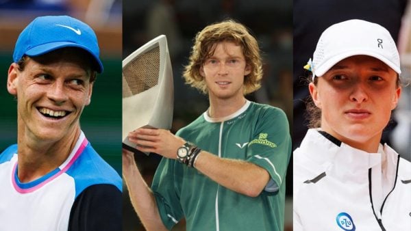 Andrey Rublev Iga Swiatek Jannik Sinner