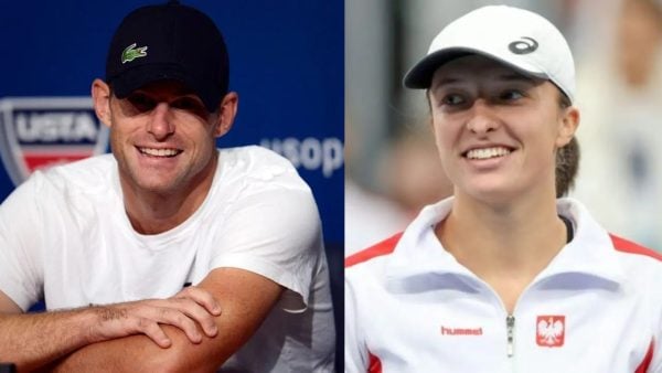 Andy Roddick and Iga Swiatek