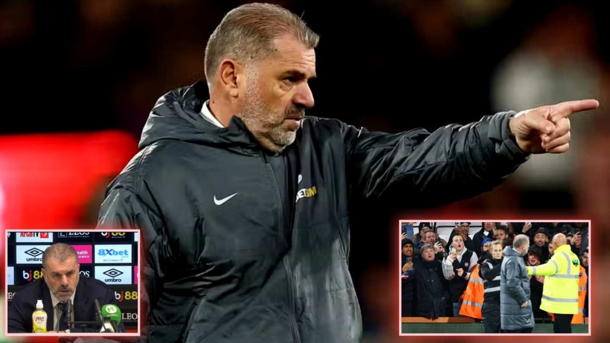 Tottenham boss Ange Postecoglou LOSES cool as fans boo him after 1-0 ...
