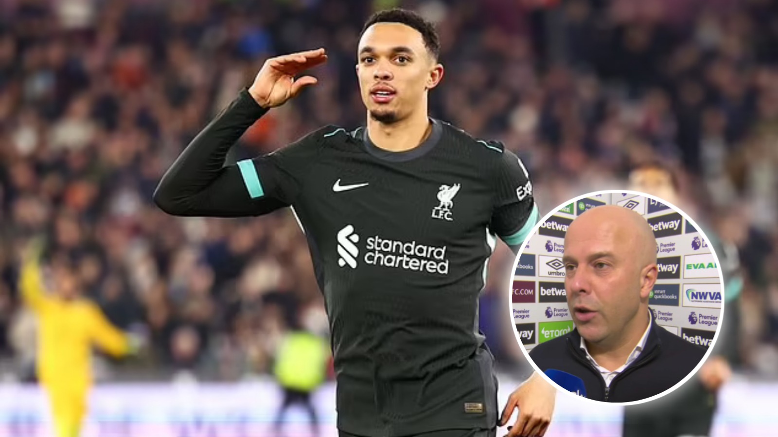 “The way he celebrated his goal should tell you enough” – Arne Slot confident about Trent Alexander-Arnold staying at Liverpool