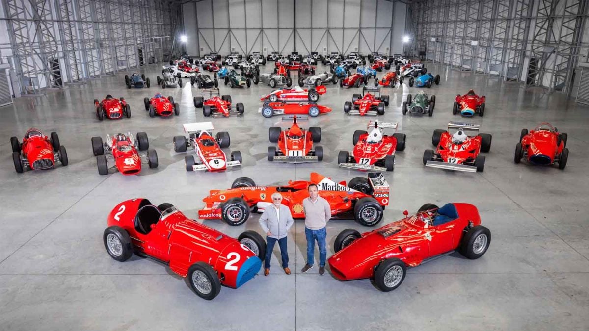 Bernie Ecclestone's massive car collection (via British GQ)