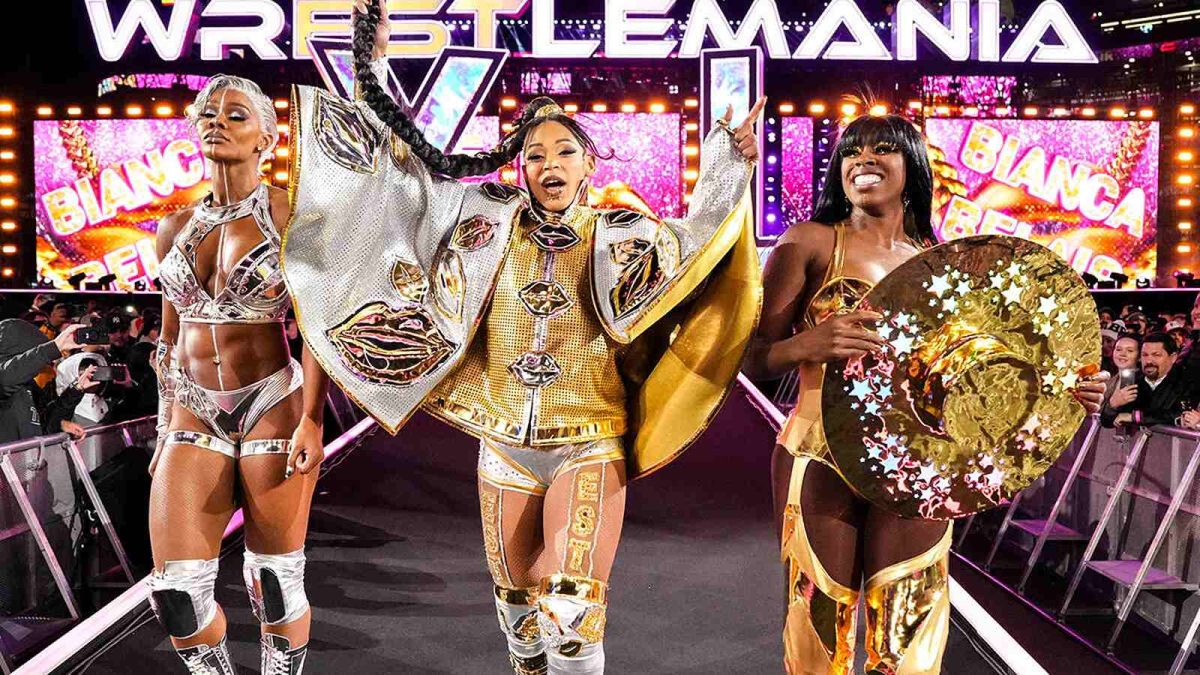 Jade Cargill, Bianca Belair, and Naomi