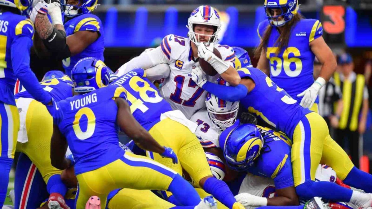 Bills' star Josh Allen against the Rams