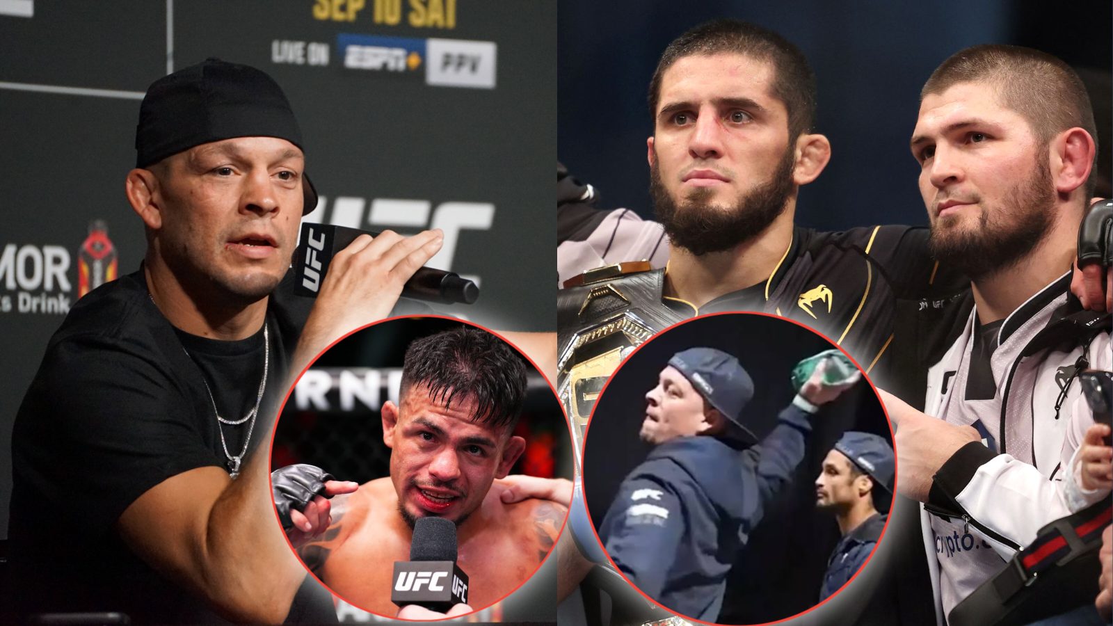 Brandon Royval defends Nate Diaz’s involvement with Team Khabib in bottle-throwing incident at UFC 311 presser