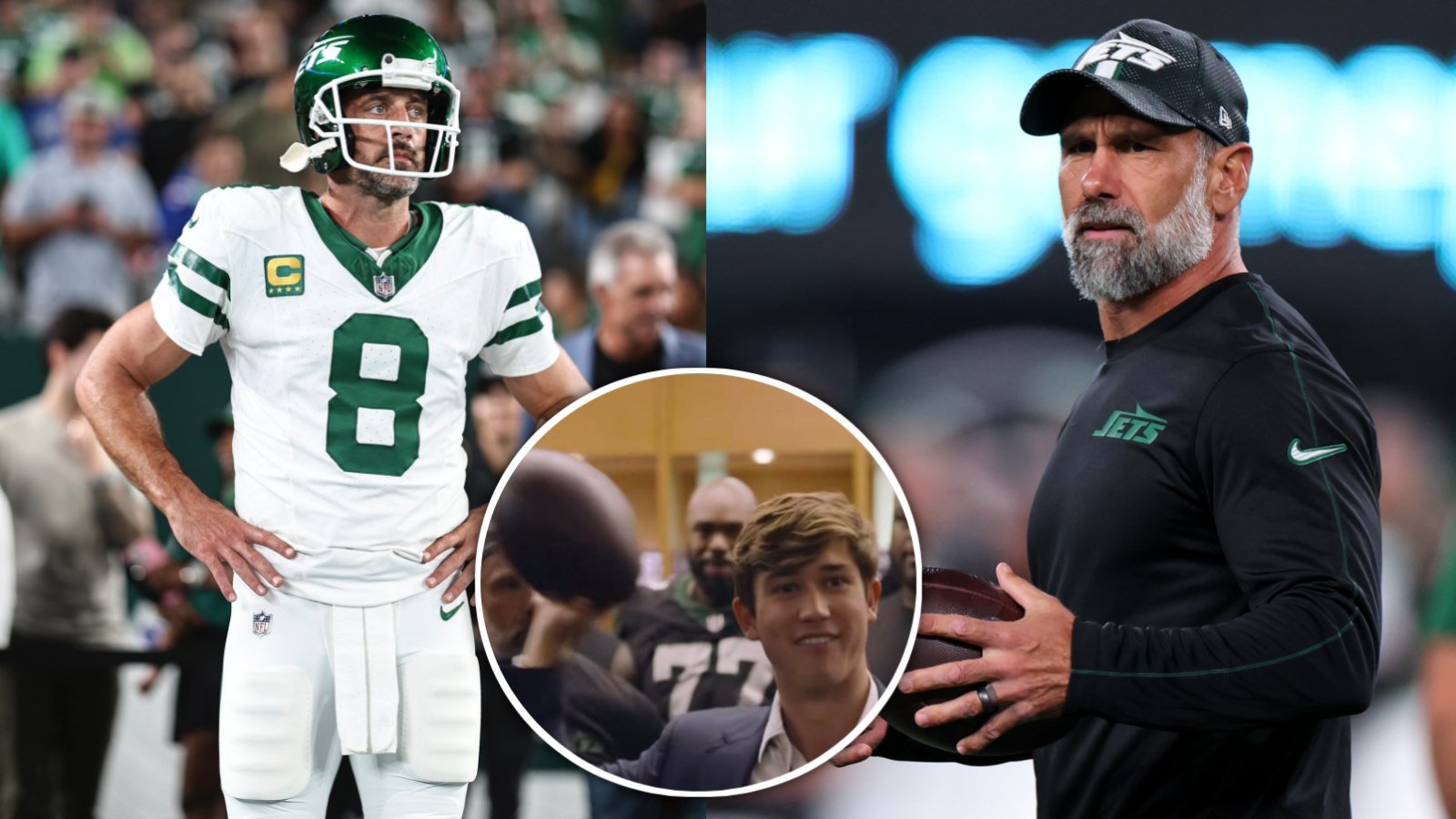 Aaron Rodgers’ plans to celebrate Jeff Ulbrich’s first win spoiled by teenage Jets heir