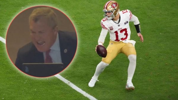 Brock Purdy sent San Francisco 49ers GM John Lynch into a tirade after throwing his second interception