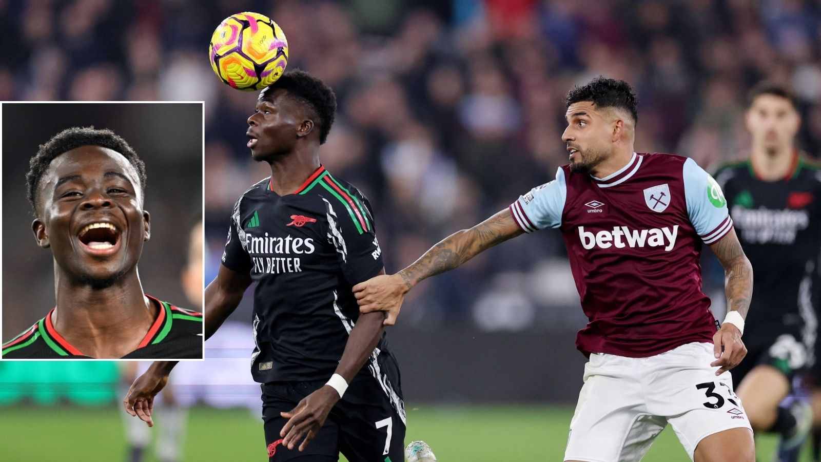 Bukayo Saka TEARS IT UP against West Ham United as Gunners claim 5-2 win