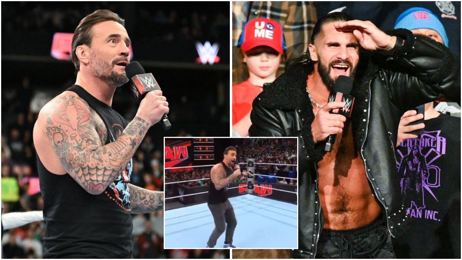 “The perfect mimic of Seth lmao”- Wrestling fans left in splits after CM Punk hilariously mimics Seth Rollins on Raw