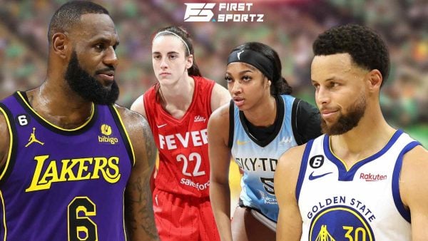 Caitlin Clark, Angel Reese, LeBron James, Stephen Curry