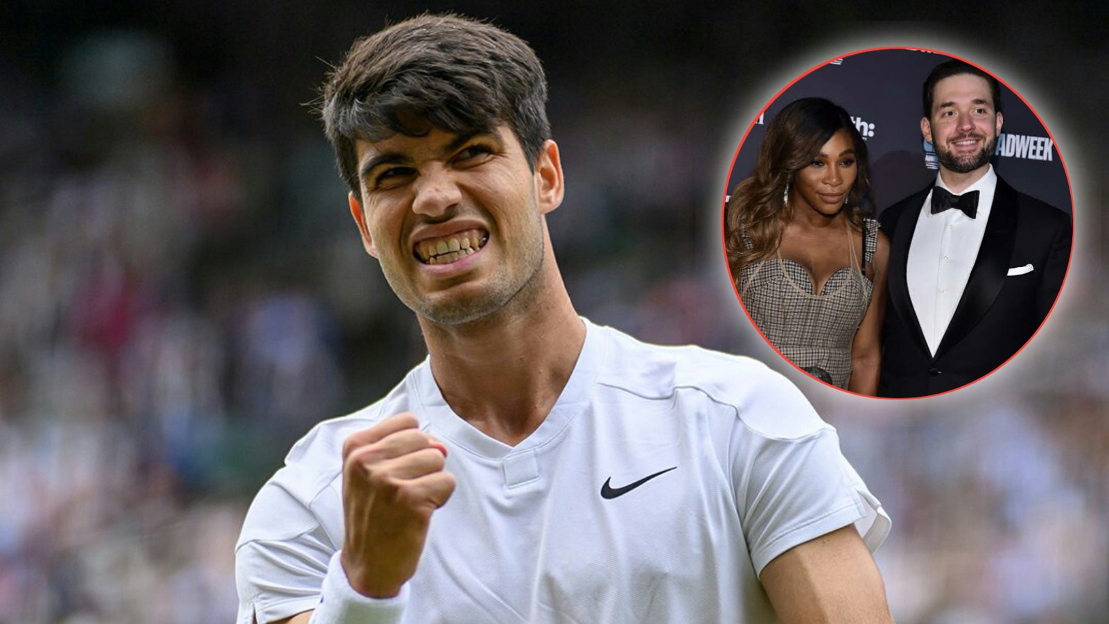 Alexis Ohanian reacts to Carlos Alcaraz’s failed attempts at guessing most expensive tennis card belonging to Serena Williams