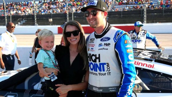 Chase Briscoe and wife Marissa with son Brooks