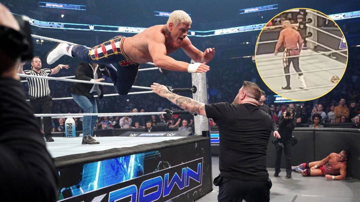 WATCH: What Cody Rhodes did following heated brawl with Kevin Owens ...