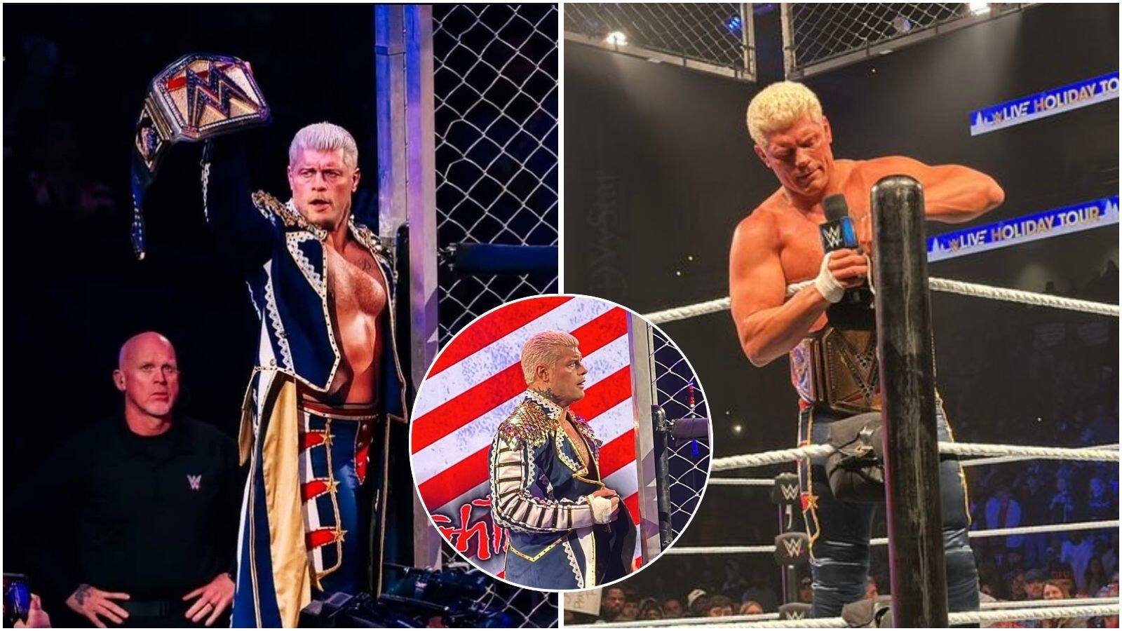 WATCH: Cody Rhodes finally makes his return after being hospitalized and faces archrival during WWE house show