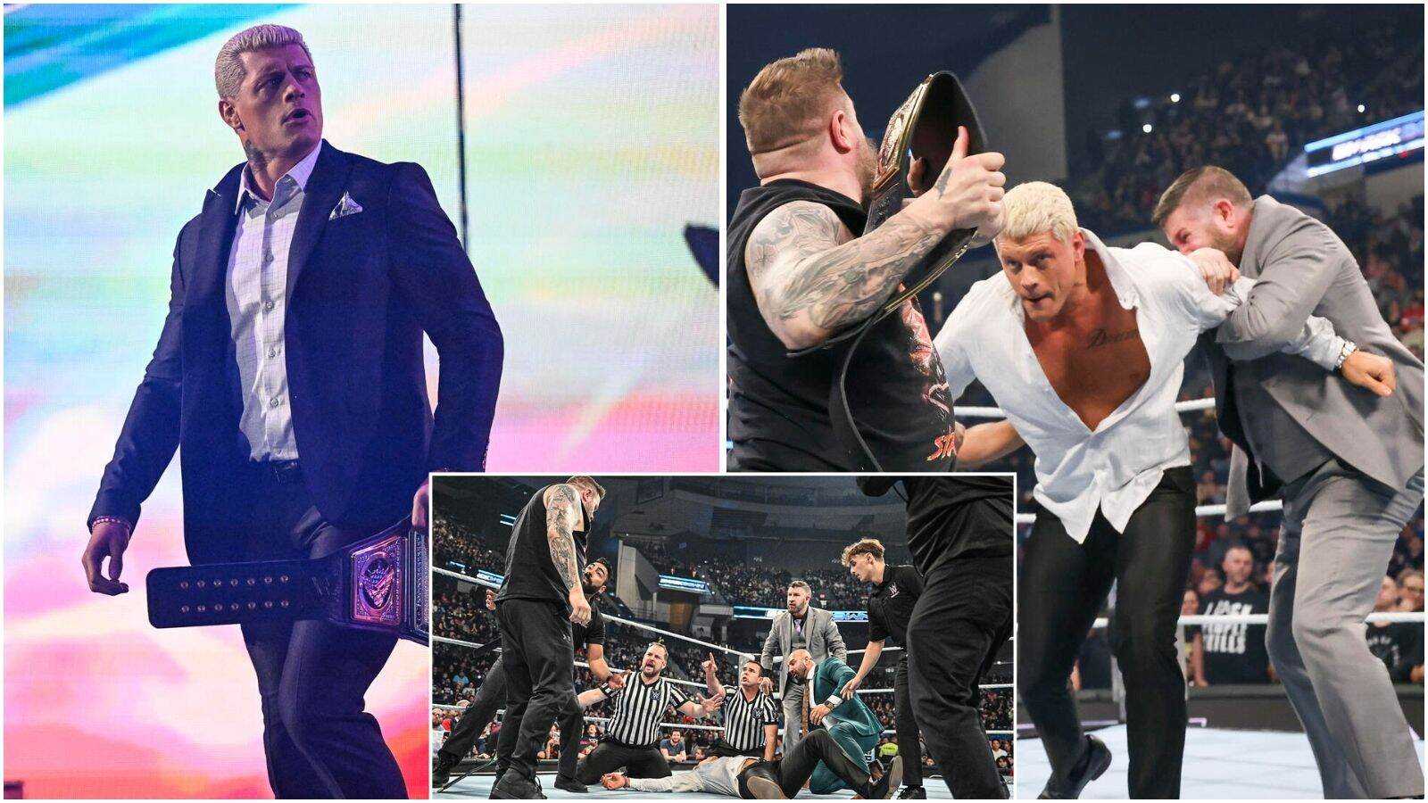 WATCH: 40-year-old star stands tall over Cody Rhodes in chaotic SmackDown ending ahead of Saturday Night’s Main Event