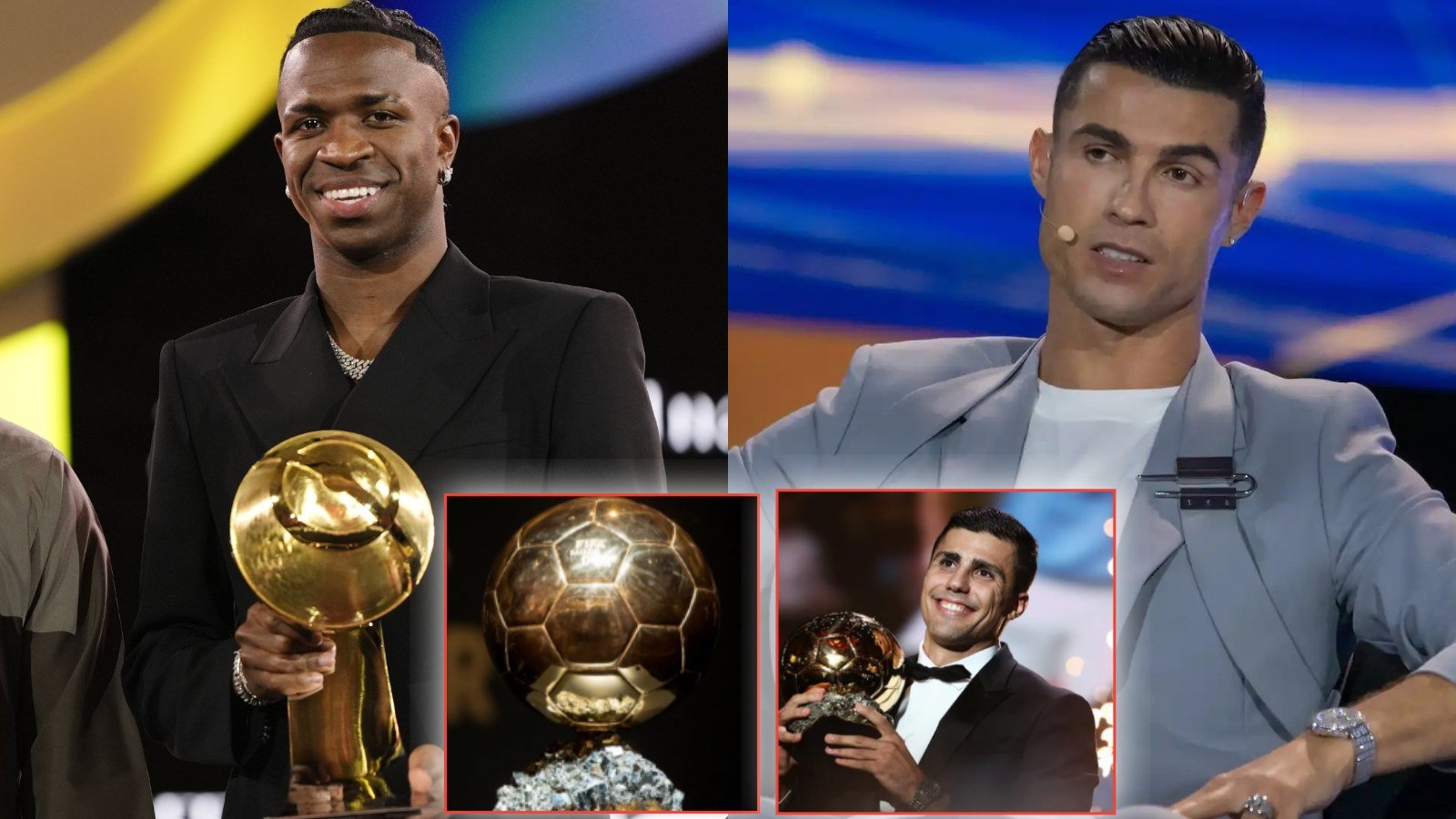 “It was unfair” – Cristiano Ronaldo SLAMS Ballon d’Or, claims Vinicius Jr. deserved it