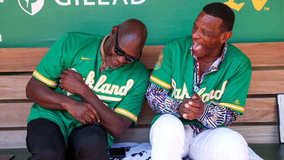 Dave Stewart and Rickey Henderson