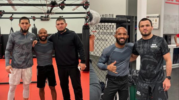 Demetrious Johnson at Khabib Nurmagomedov's camp for Islam Makhachev and Umar Nurmagomedov