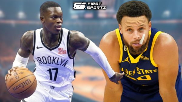 Dennis Schroder and Stephen Curry