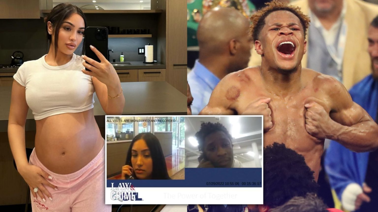 WATCH: Shocking footage shows Devin Haney's wife making calls to jailed ...