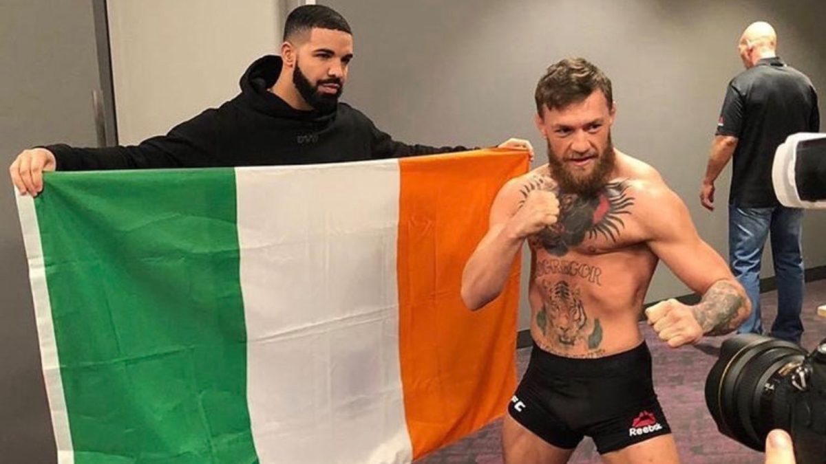 Drake at UFC 229 to support Conor McGregor 