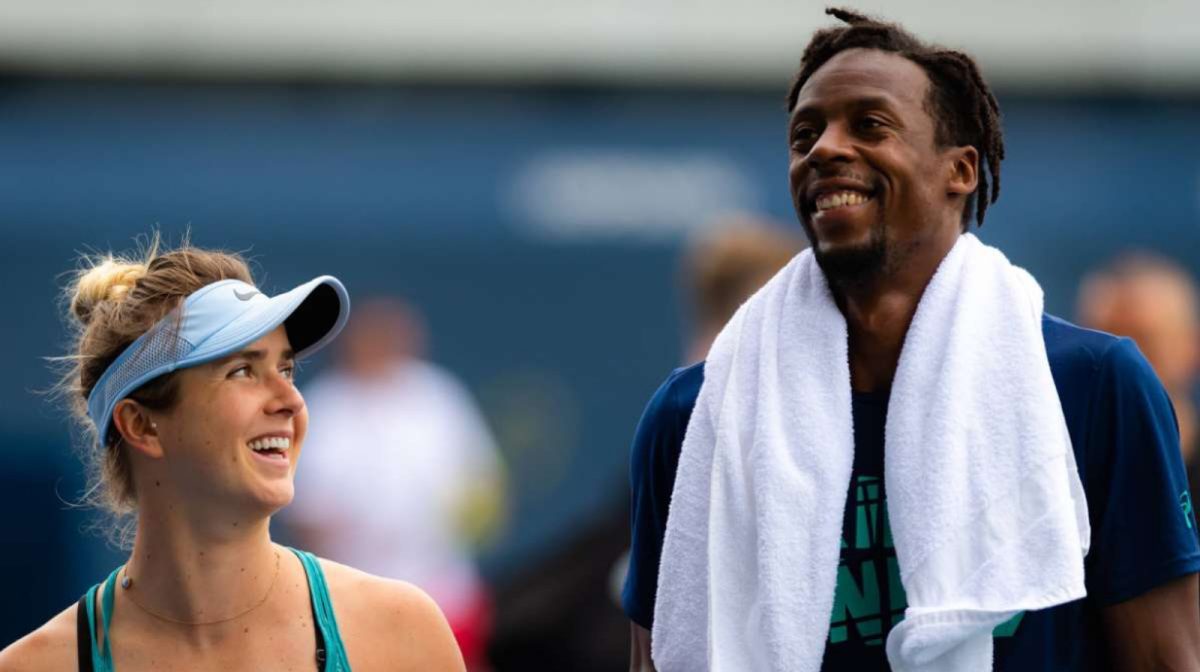 Elina Svitolina and Gael Monfils (via Imago)