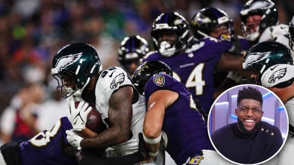 Emmanuel Acho compared the Ravens to the 2023 Eagles