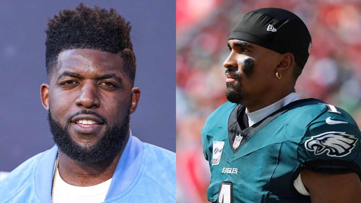 Emmanuel Acho feels Jalen Hurts and the offense has to play better if they want to avoid upsetting AJ Brown