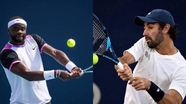 Frances Tiafoe and Jordan Thompson (via Tennis.com/Tennis Australia)