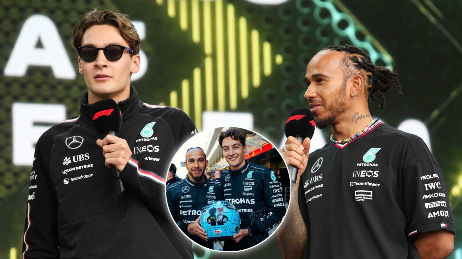 George Russell shares a heartwarming message ahead of Lewis Hamilton’s final Mercedes race