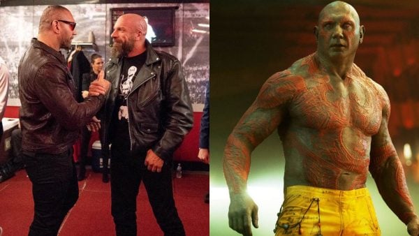 Triple H and Dave Bautista