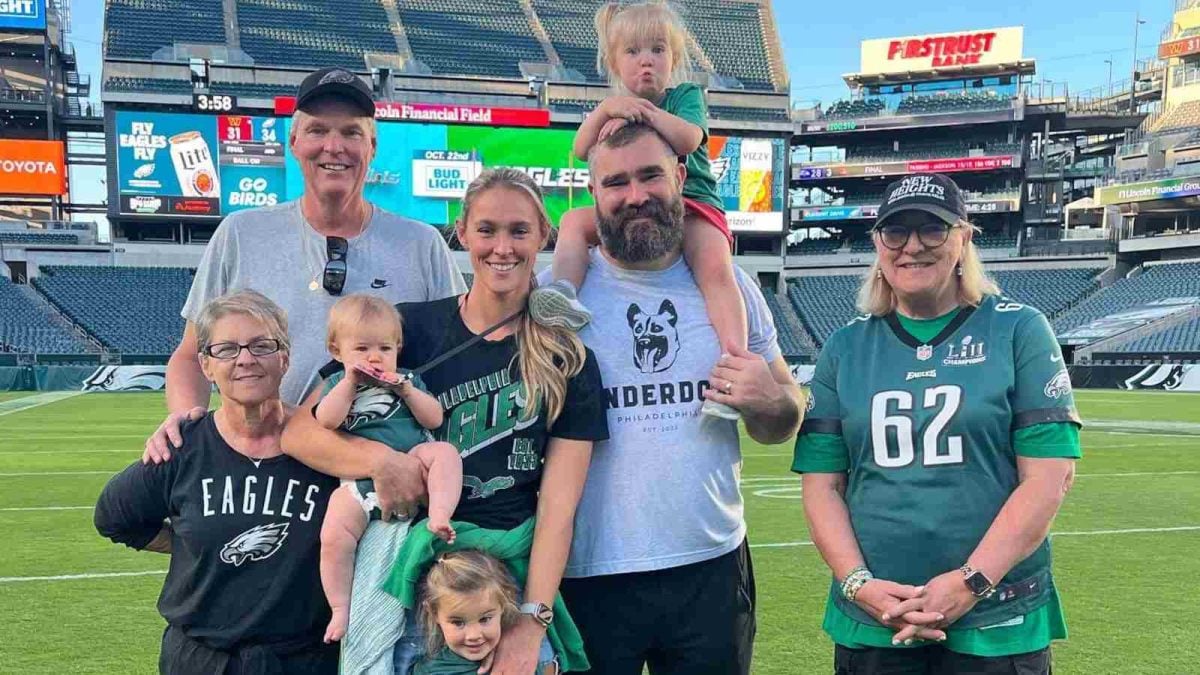 Jason Kelce's busy schedule forced Kylie Kelce to seek ways to help with looking after their three children