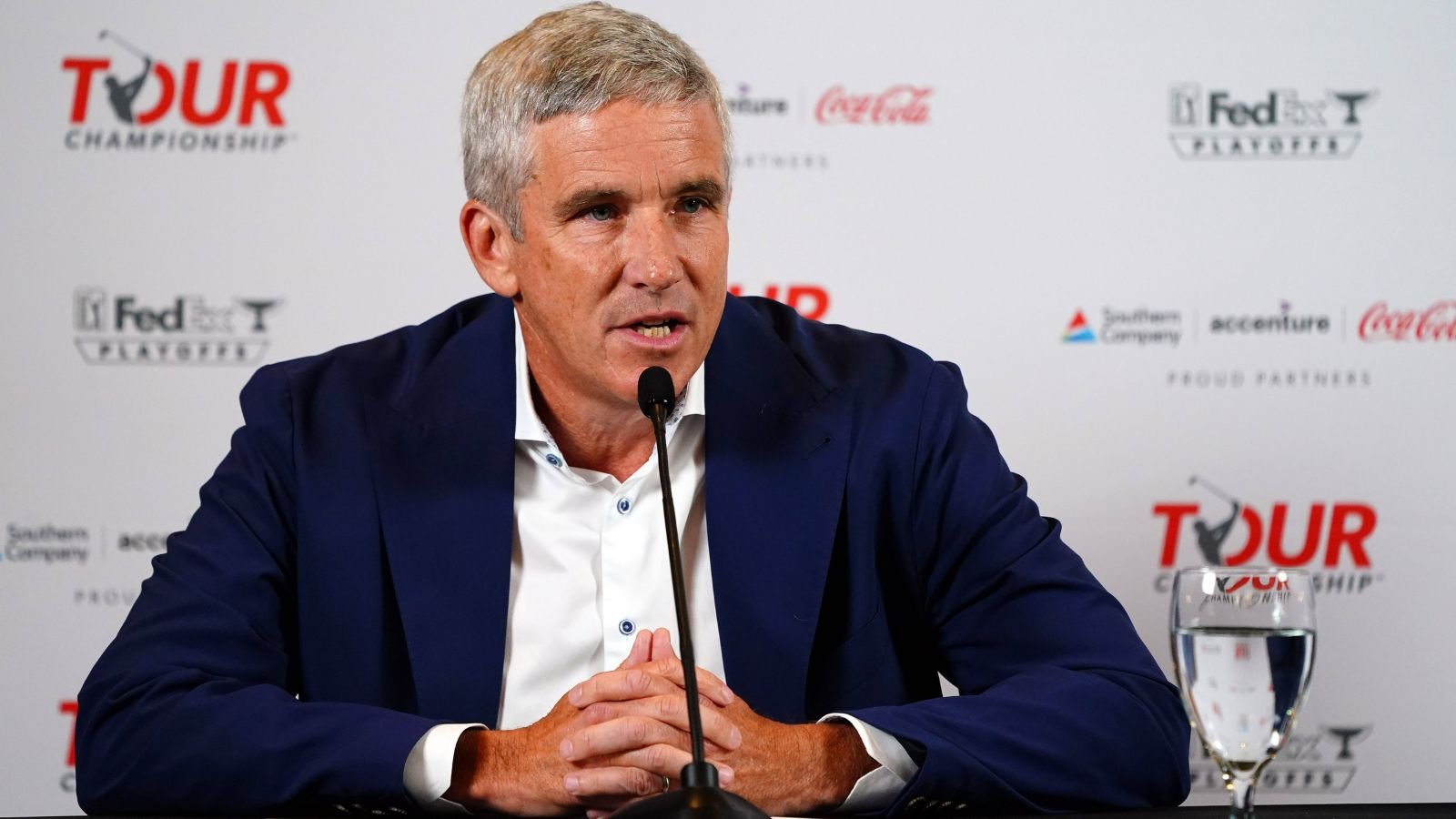 “Should be fired immediately” – PGA Tour Commissioner Jay Monahan delivering message to fans ignites WILD reaction on social media