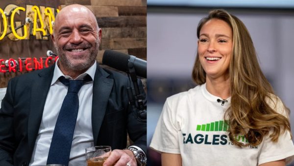 Joe Rogan and Kylie Kelce