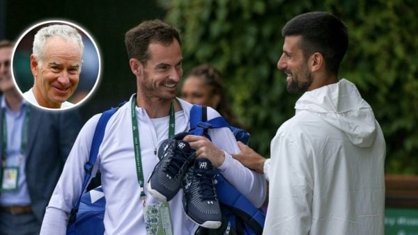 John McEnroe, Andy Murray, Novak Djokovic