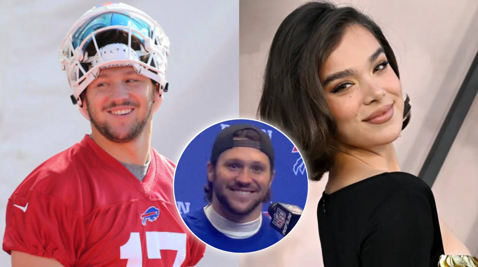 Josh Allen, with a smirk, had a blunt response to question about engagement with Hailee Steinfeld