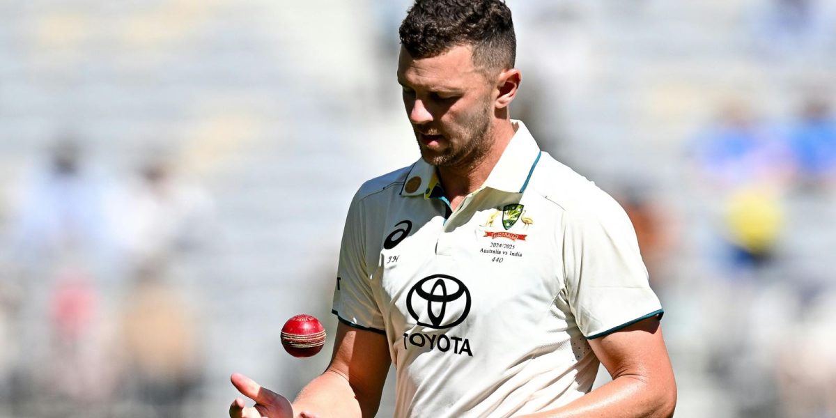 Josh Hazlewood has been ruled out of the second Test match in Adelaide