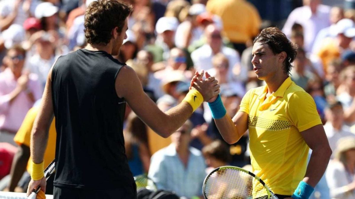 Juan Martin Del Potro and Rafael Nadal